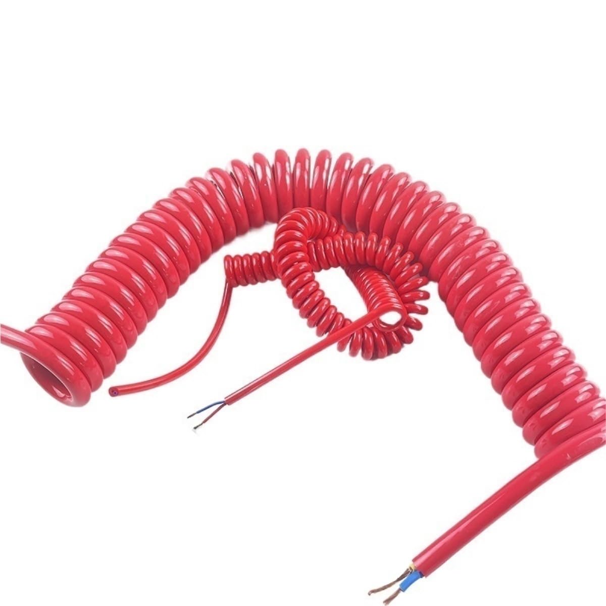 2-żyłowy kabel sprężynowy, 16 mm², zwijany, elastyczny, izolowany, elastyczny kabel elektryczny (stretch 3 metry)