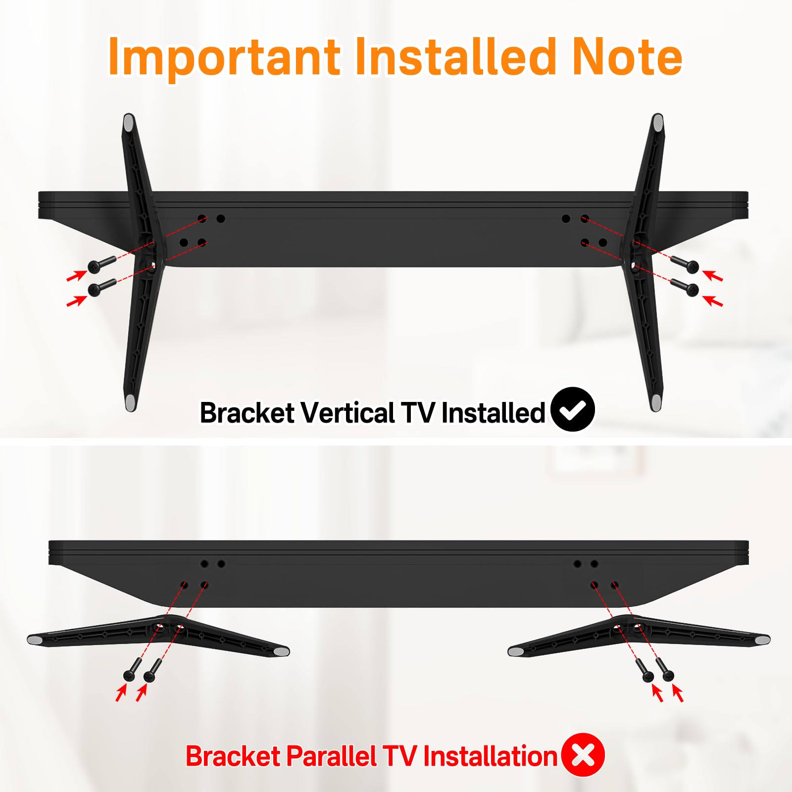 Soporte de repuesto para patas de TV TCL Roku, compatible con los modelos TCL Smart TV 32S321, 40S325, 43S303, 50S425, 55S525, fácil de instalar con kits de tornillos