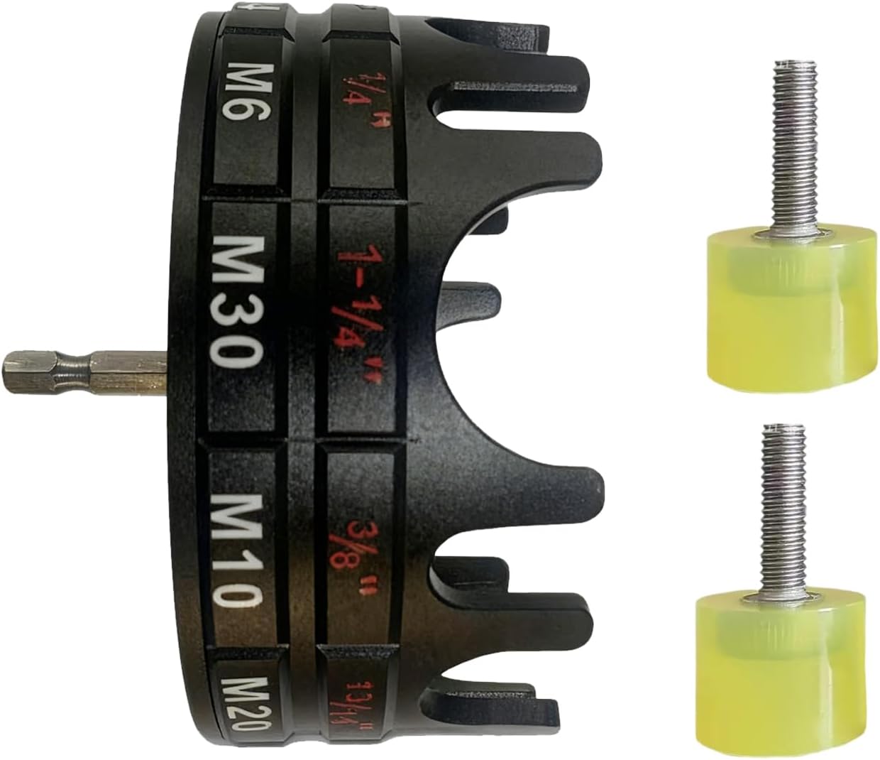 Nut Zipper Drill Attachment - Threaded Rod Sockets, Quick Release Bolt Socket Adapter, Nut Zipper Tool For Drilling | For Electrician Maintenance Technician Heavy-duty Equipment Industrial Workshop