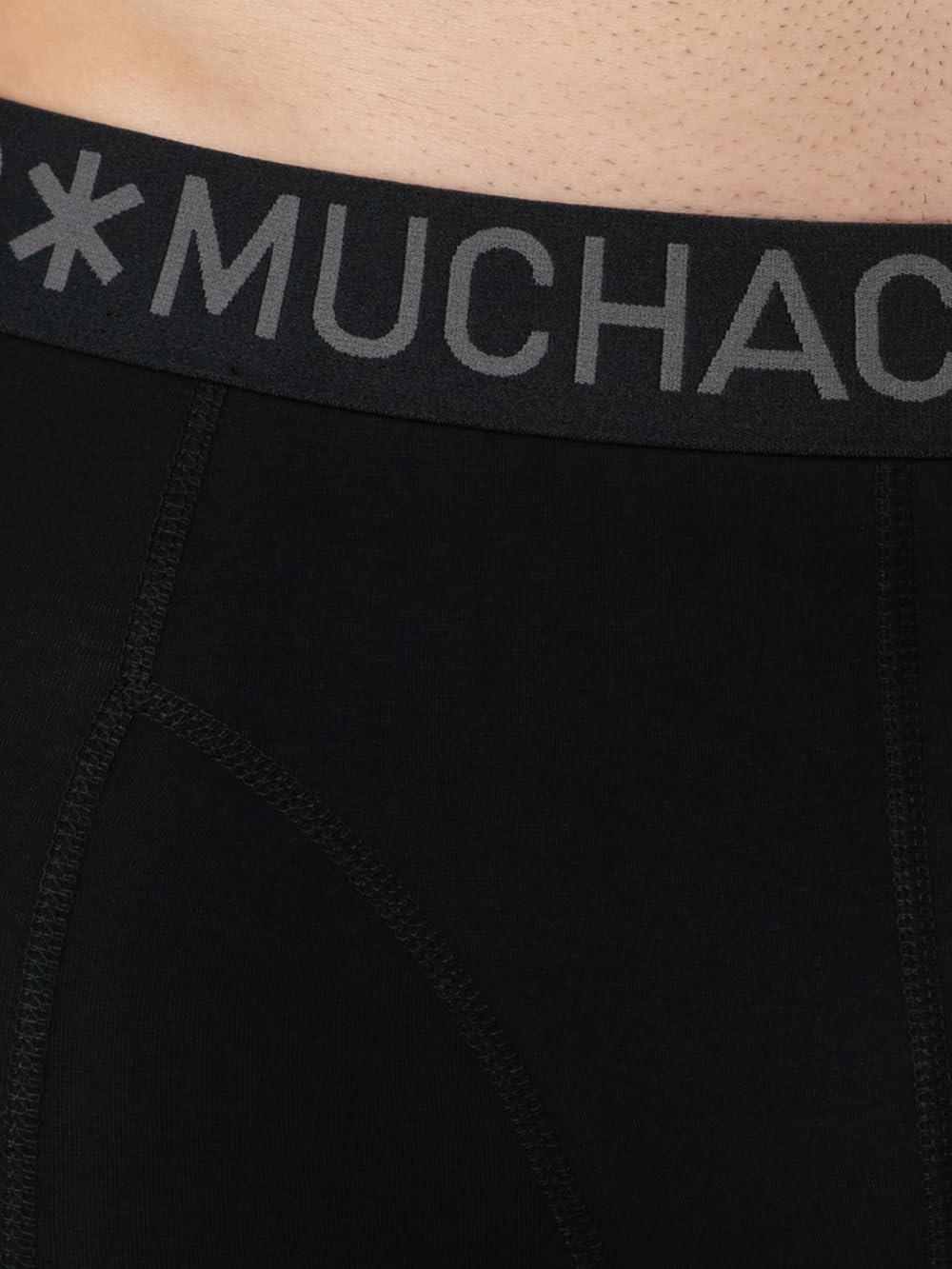 Muchachomalo Uomo Boxer 7-Pack, Tinta Unita, Cotone, Fascia Elastica