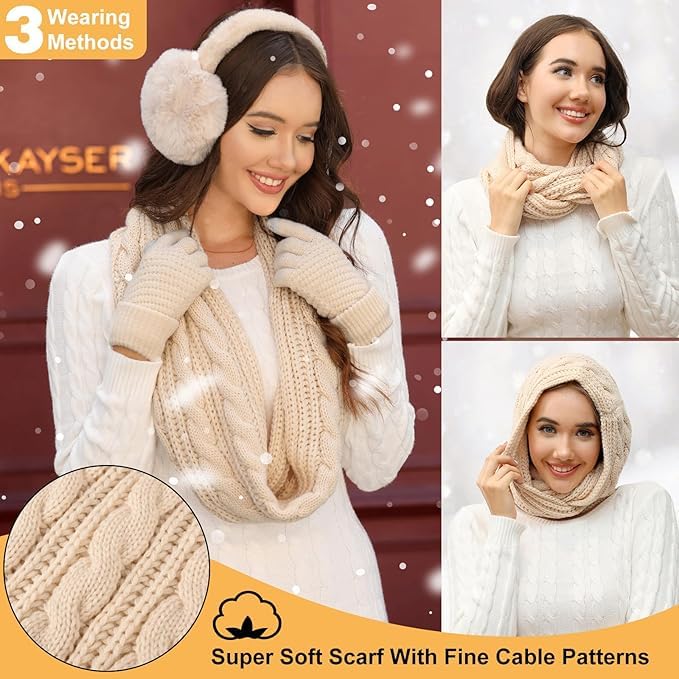 Catálogo para Comprar On-line Gorros de punto para Mujer que puedes comprar esta semana. 11 Imagen adicional