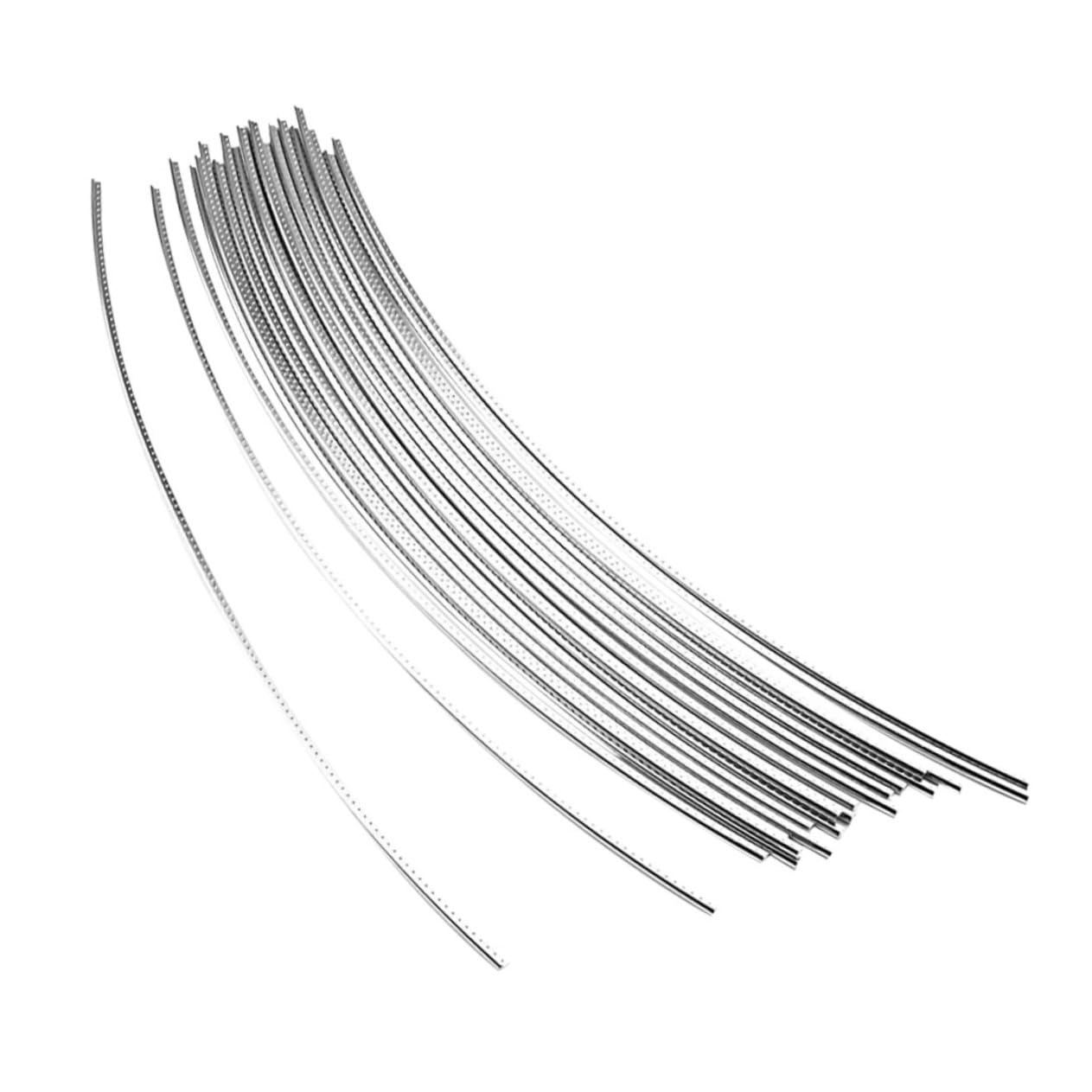 CIMAXIC Guitar Fretboard Wire 25pcs 2.4mm Metal Fret Wires for Guitar Fret Work
