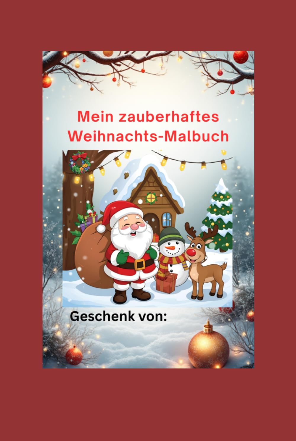 Mein zauberhaftes Weihnachts-Malbuch