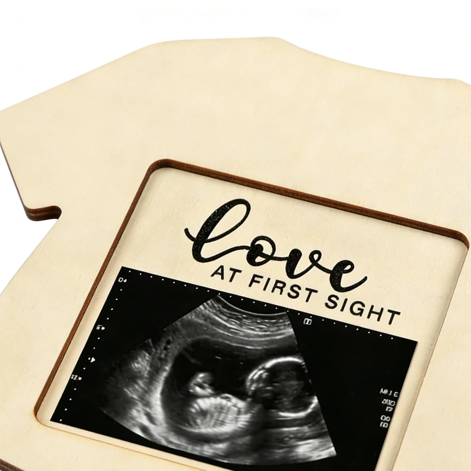 Generico Anuncio Embarazo Familia | Recuerdo de madera con foto ecografía - Regalo para abuelos,Reuniones familiares, Habitación del Bebé, Habitación de, Casa, , Cumpleaños, Gender Reveal