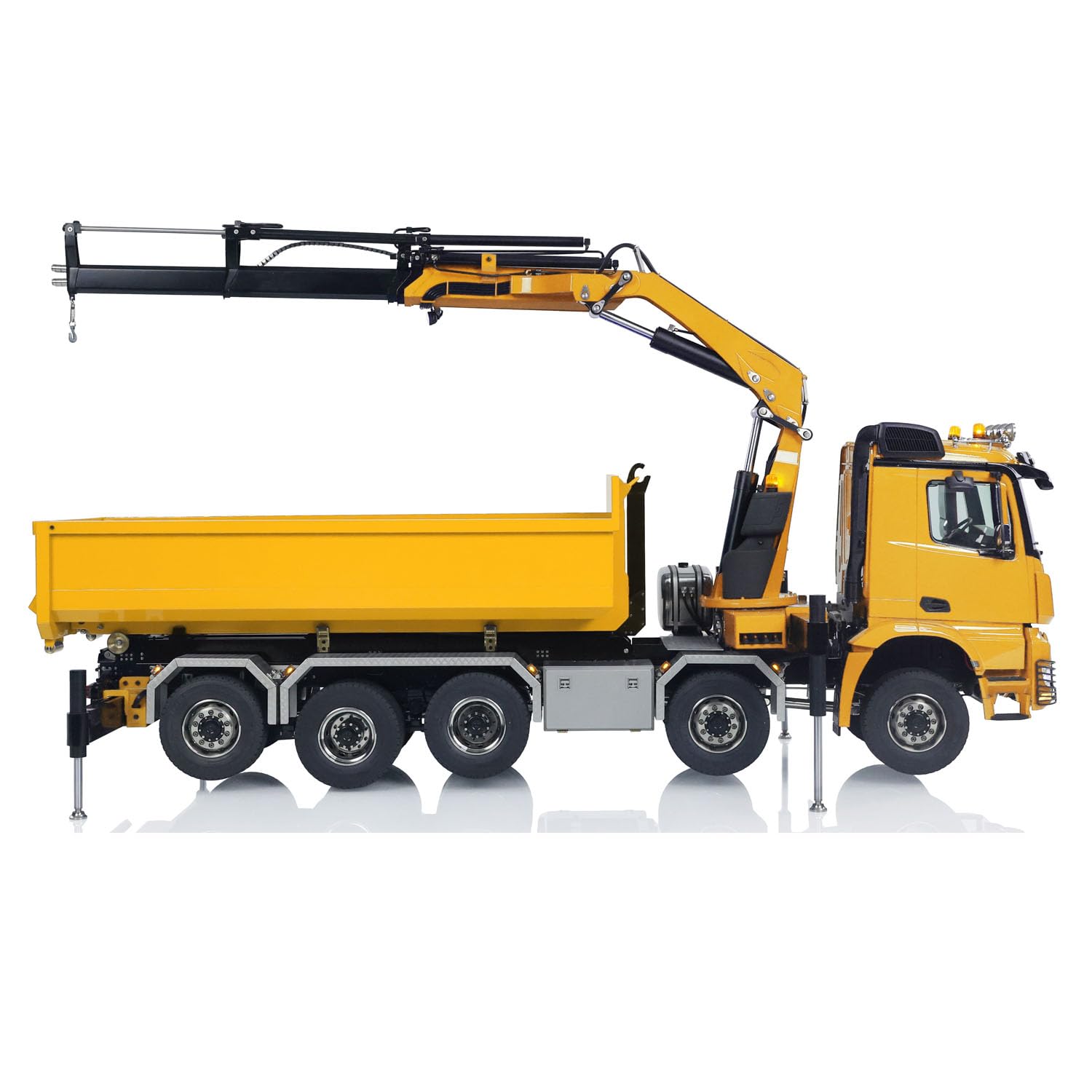 Amazon.co.jp: wheelfun 10x10 1/14 RC 油圧クレーン ダンパートラック