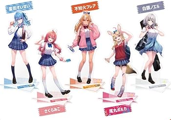 ホロライブ　不知火建設　フレア　みこ　白銀ノエル　星街すいせい　ポルカ　スリーブ ホロライブ 不知火建設 フレア みこ 白銀ノエル 星街すいせい