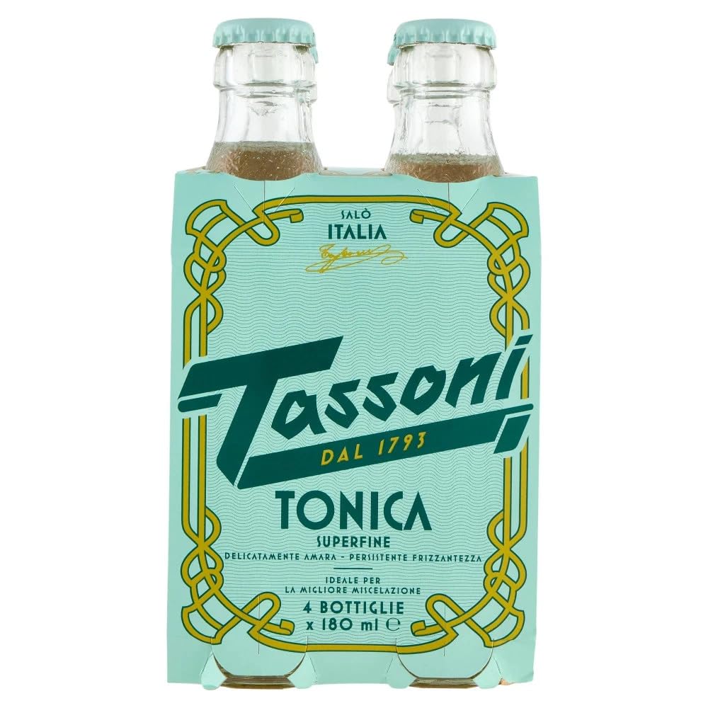 Tassoni Tonica Superfine Tonic Superfine Tonic Water - Botella de cristal (24 x 18 cl)