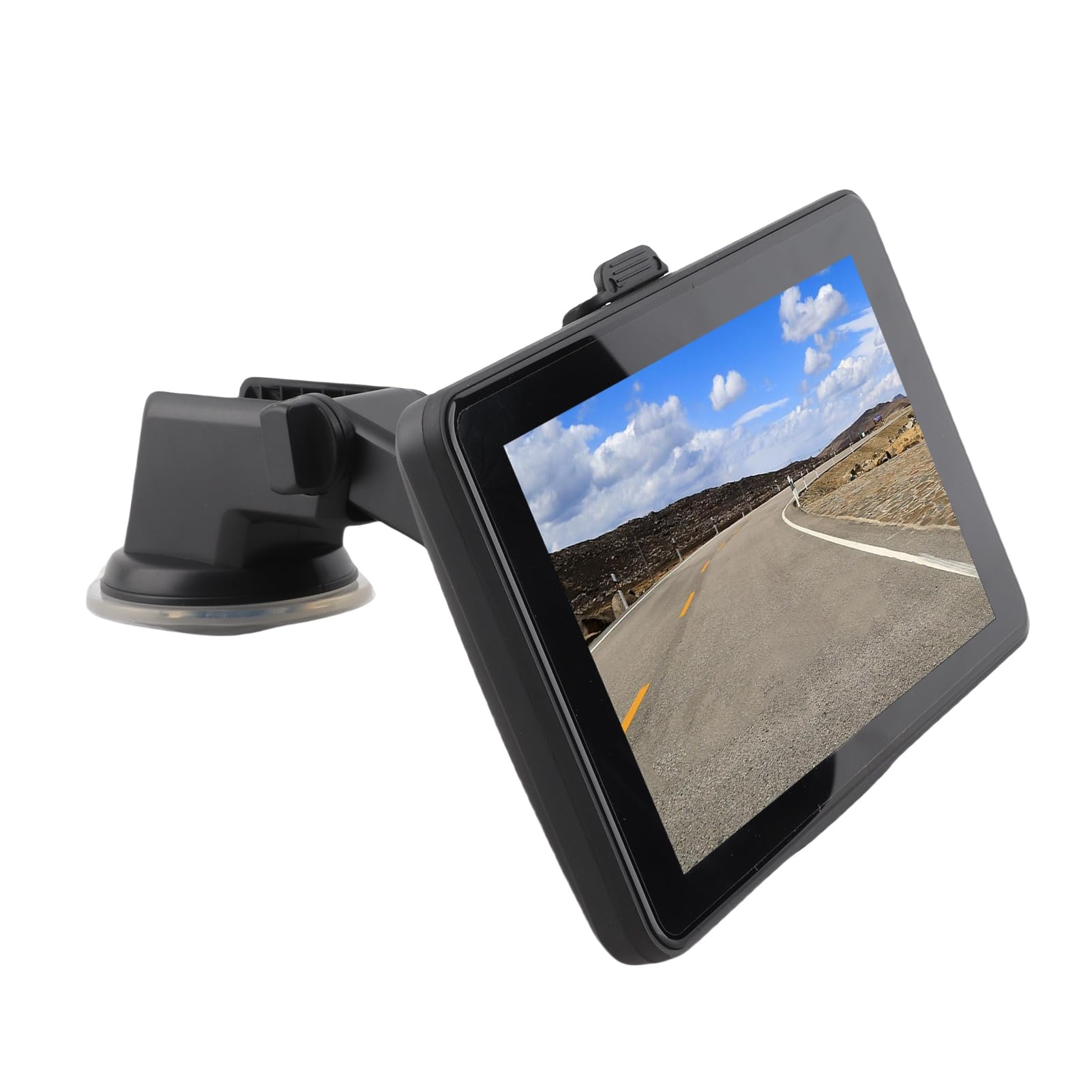 Qqmora Navigazione GPS Touchscreen, con Guida Vocale, di Navigazione GPS Portatile 256 MB e 8 GB per Auto, Autobus, Camion, Ricerca Codice Postale MP4, ASF, WMV, AVI
