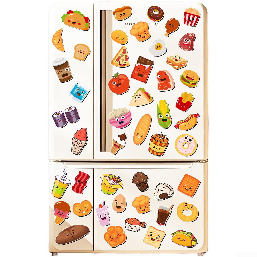 Imanes de refrigerador de varios tamaños Zoegneer extraíbles de PVC impermeables con bonitos diseños