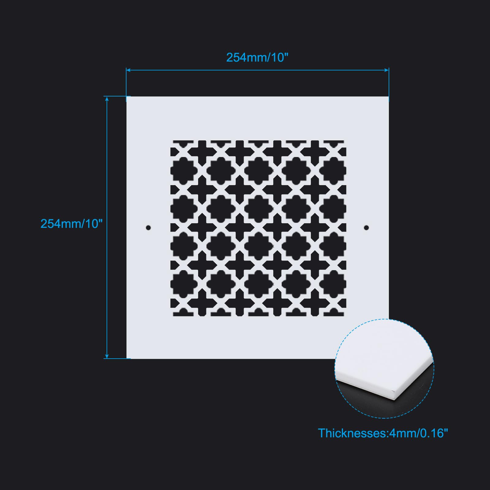 PATIKIL Air Vent Cover Grille for 7.5"x7.5" Duct Opening - Image 2