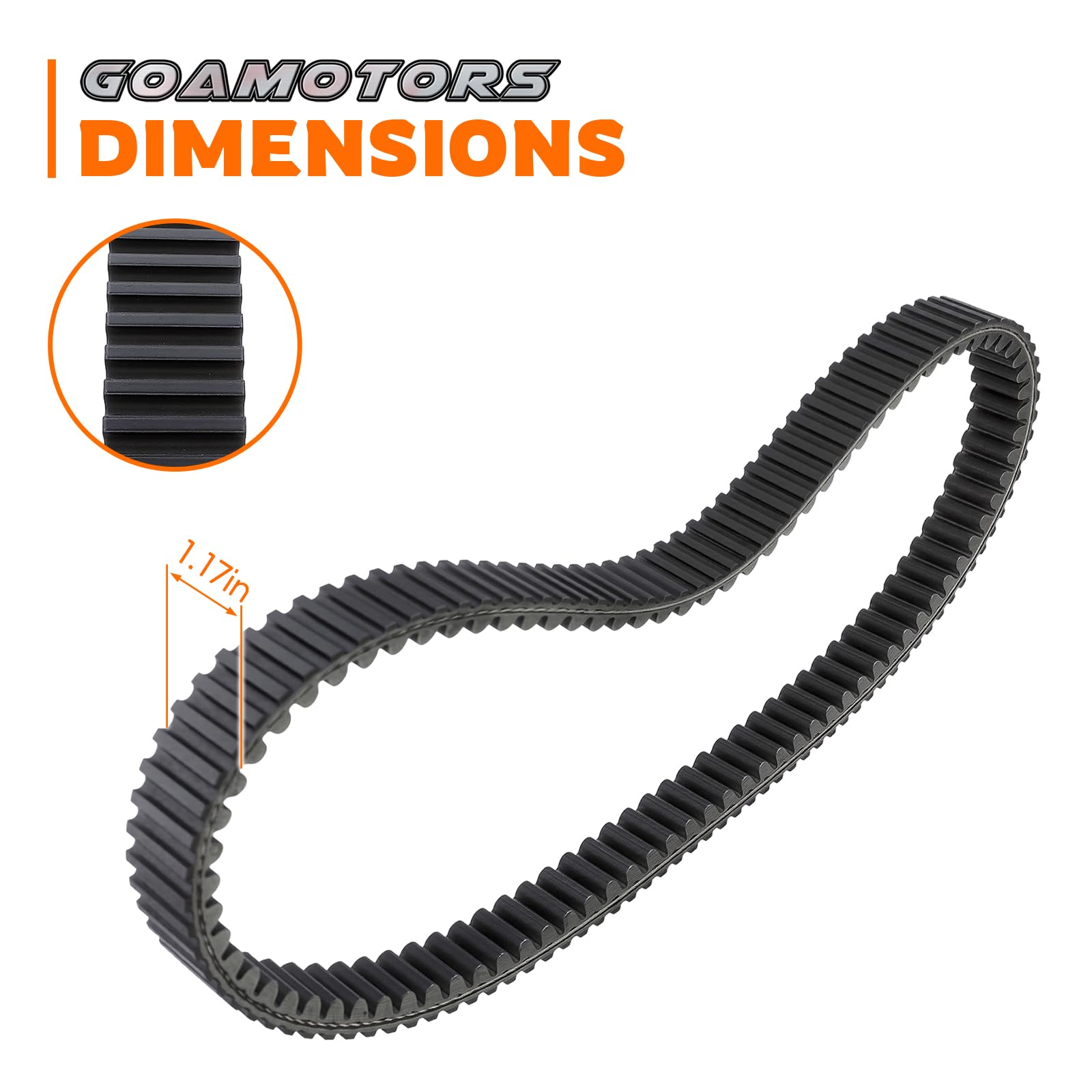 べる8/10 Amazon.com: GoaMotors Drive Belt for Kawasaki 59011-1077 for