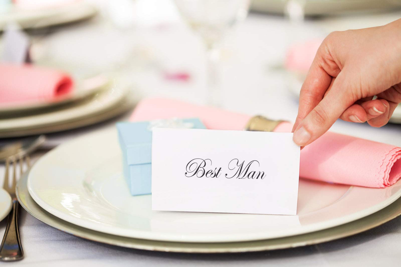 Segnaposto In Carta - 50 Pezzi Bianchi 10x10cm, Per Matrimoni, Compleanni E Feste - Foto 11