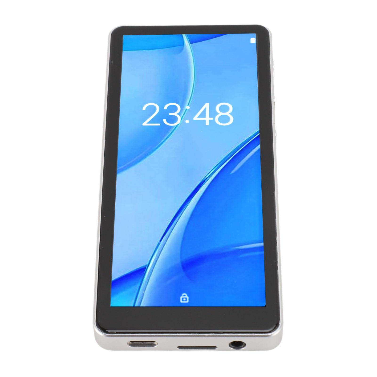 Reproductor MP4 con Bluetooth, Reproductor de Música Portátil con Pantalla HD de 4 Pulgadas para Viajes, 2GB de RAM, 16GB de ROM (Sin Tarjeta de Memoria)