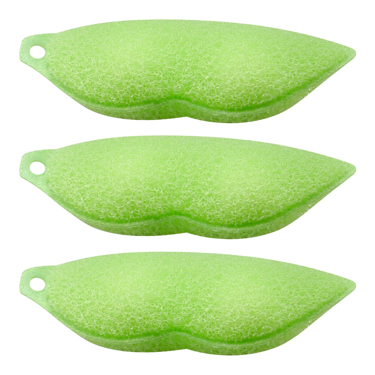 Gladfresit Magic Sponges For Cleaning 3Pcs Reusable Bottles Cleaning Beans Sponge Beans Shaped Cleaning Bottle Cleaner For Water Bottle Jars