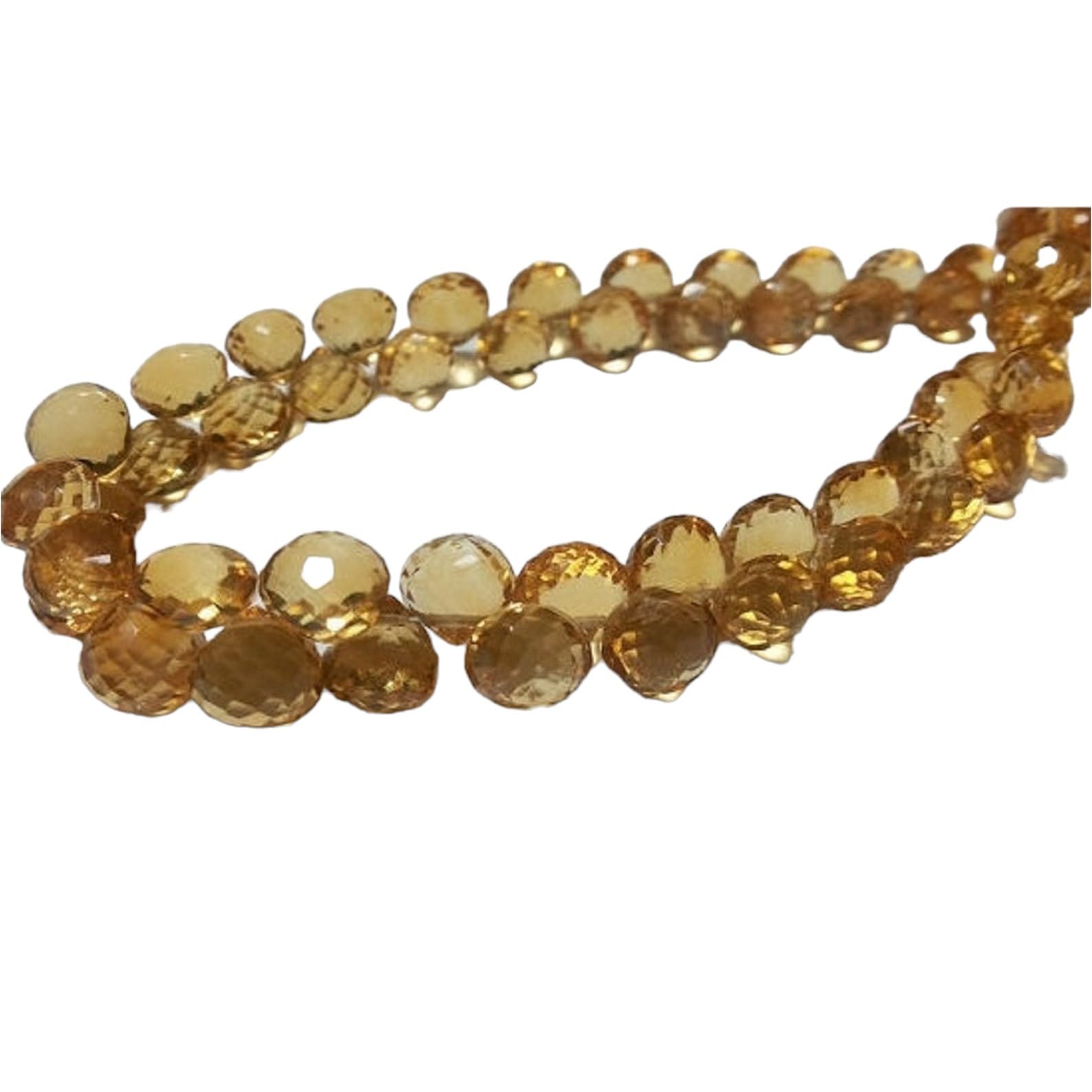 Perles d'oignon citrine de 5-7 mm parfaites pour créer vos bijoux d'été