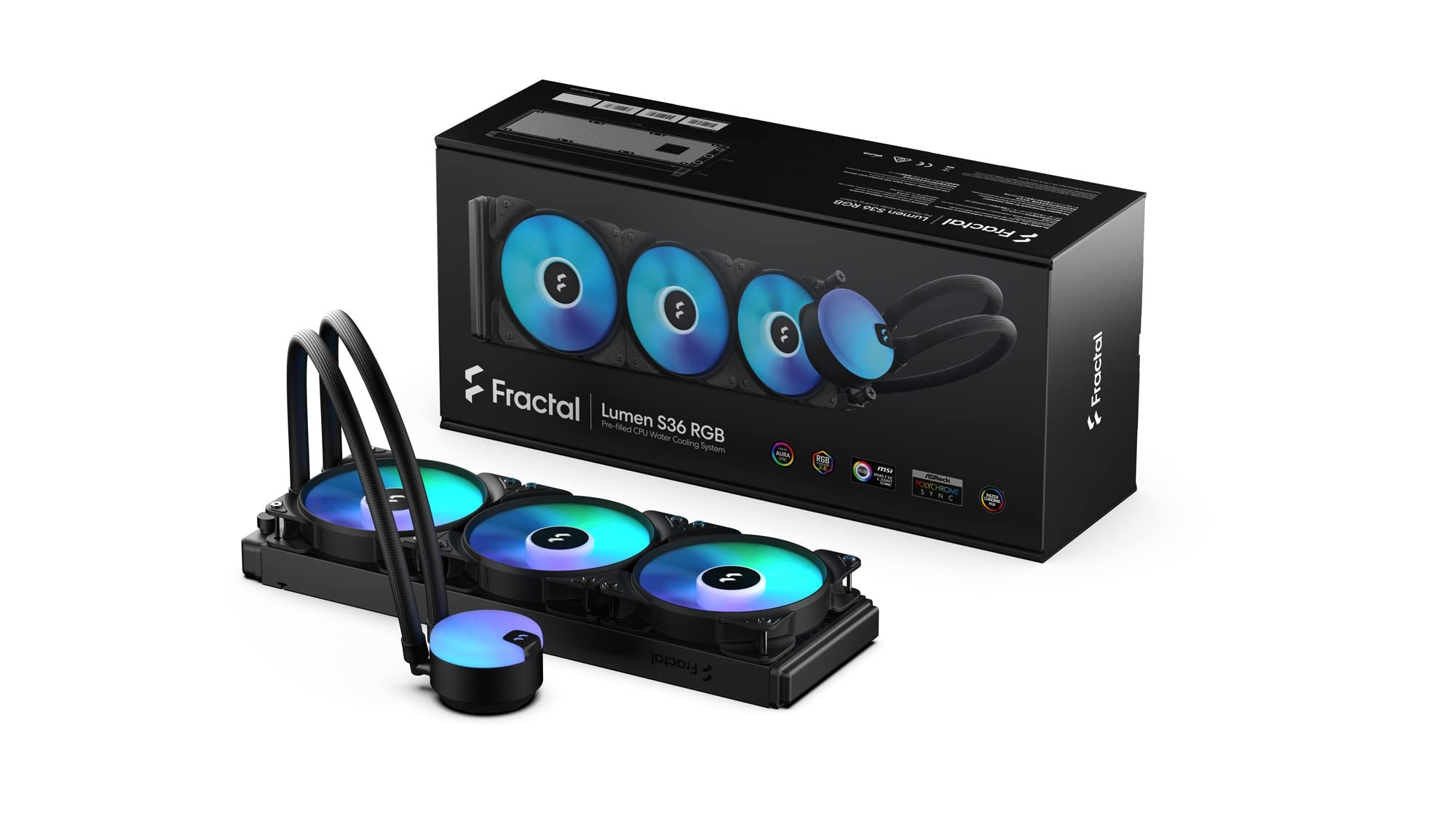 Amazon | Fractal Design Lumen S36 v2 RGB 360mmラジエーター搭載 