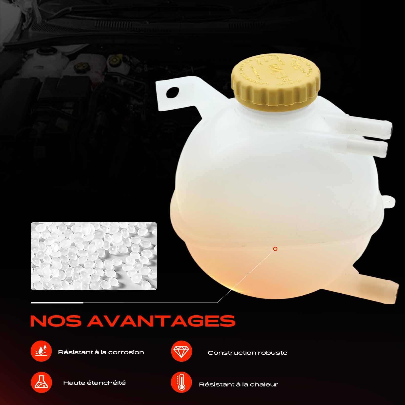 Frankberg Vase d'expansion du liquide de refroidissement 1304622