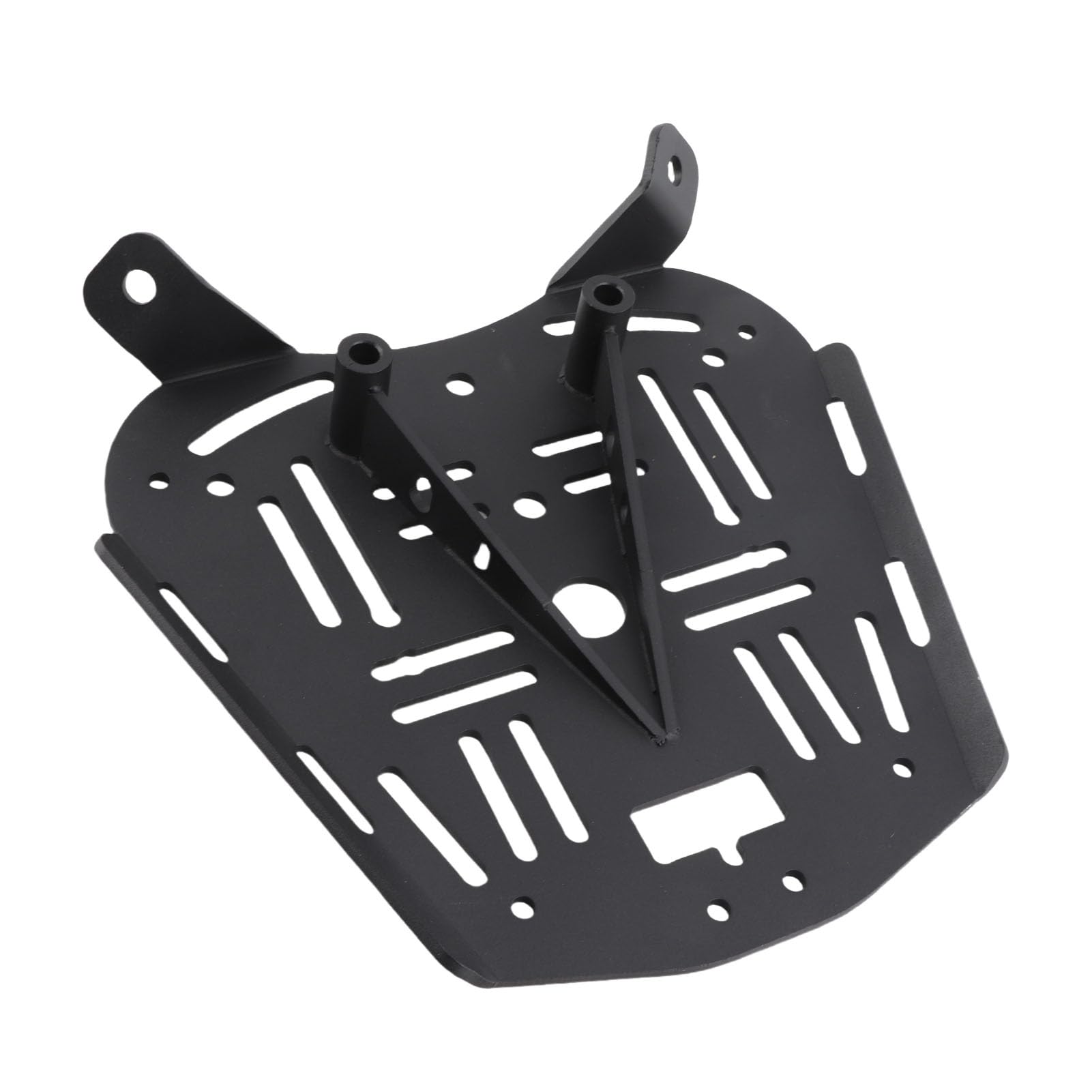 Piastra Inferiore della Scatola di Coda, Piastra di Montaggio Resistente in Acciaio Al Carbonio per ZONTES 368G 501G, Accessorio da Viaggio Essenziale, Nero, 1 unità