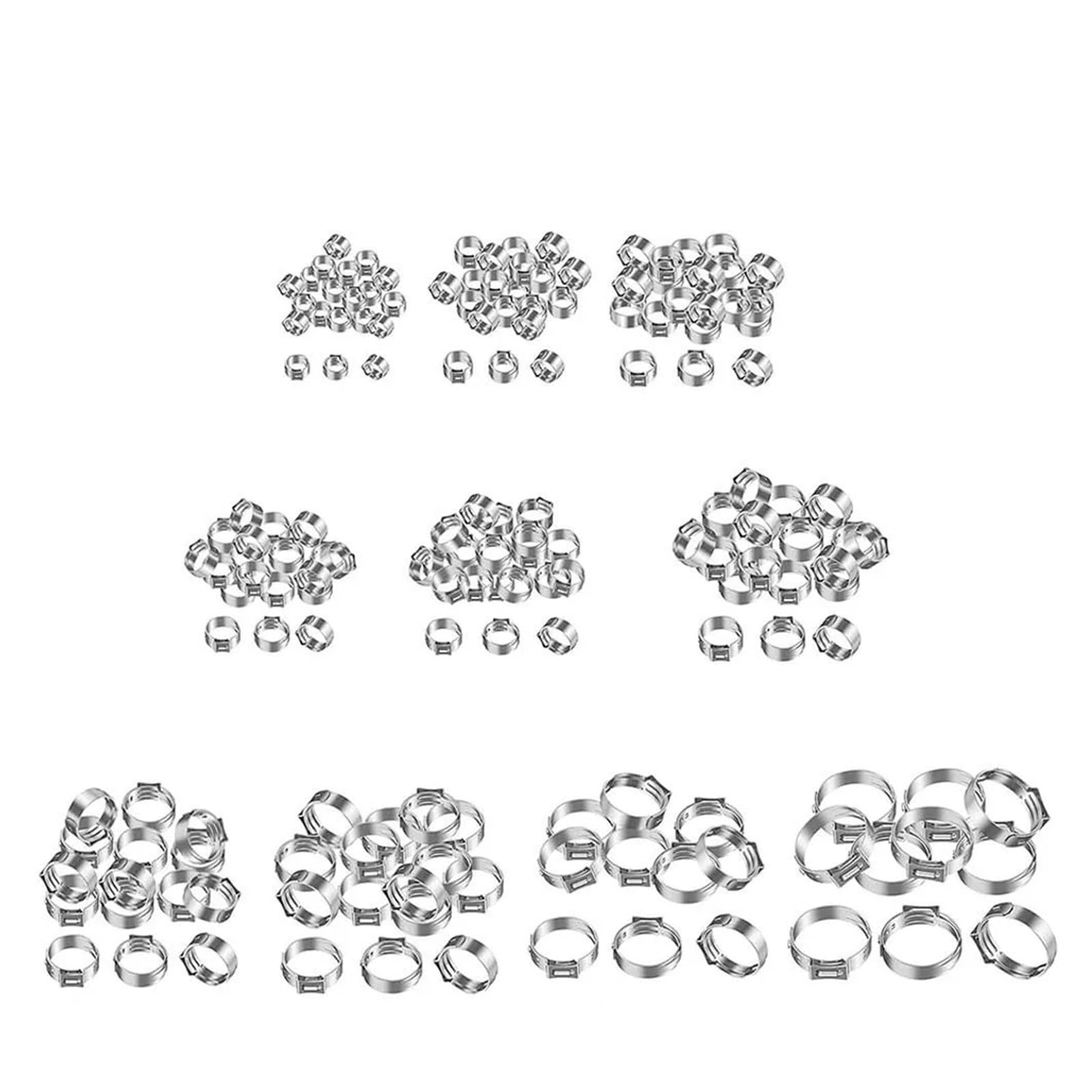 200 fascette stringitubo in acciaio inox 5.8-7/7.3-9/8.8-10.5/9.6-11.3/10.8-13.3/12-14.5/13.5-16.2/14.5-17/16-19.2/17.8-21mm VUQLDHAYZ