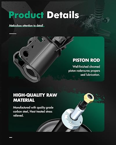 Miniatura 5 de SCITOO Amortiguadores delanteros y traseros (4 piezas) para Toyota, amortiguadores para Toyota Sienna 2004-2006 con amortiguadores automáticos