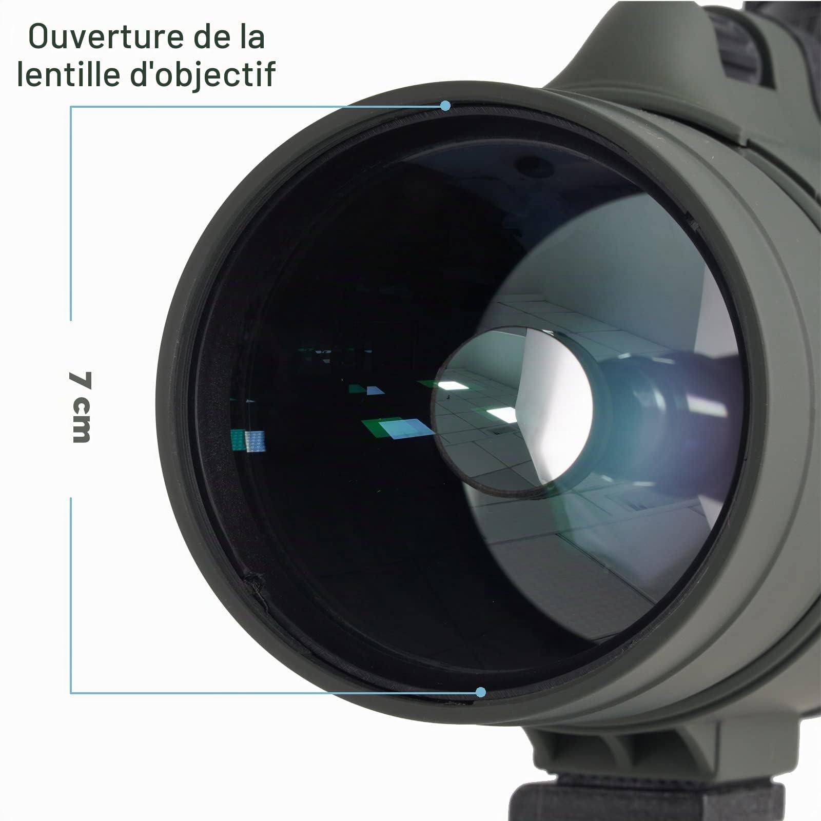 25-75 x 70 Maksutov 100% étanche BAK4 Longue-Vue W/trépied Coque Principalement Couleur Vert