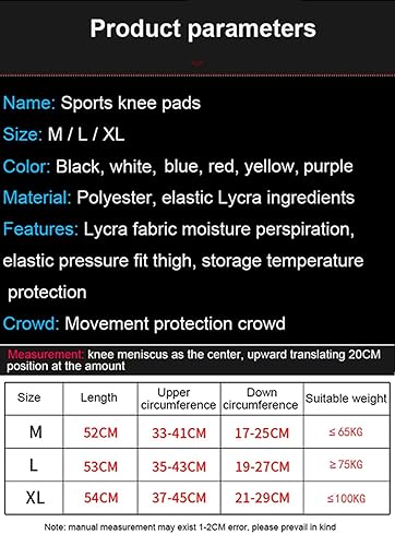 Miniatura 3 de Runworld 1 par de rodilleras de compresión antideslizantes, manga larga de pierna completa para hombres y mujeres, deportes, baloncesto, fútbol,