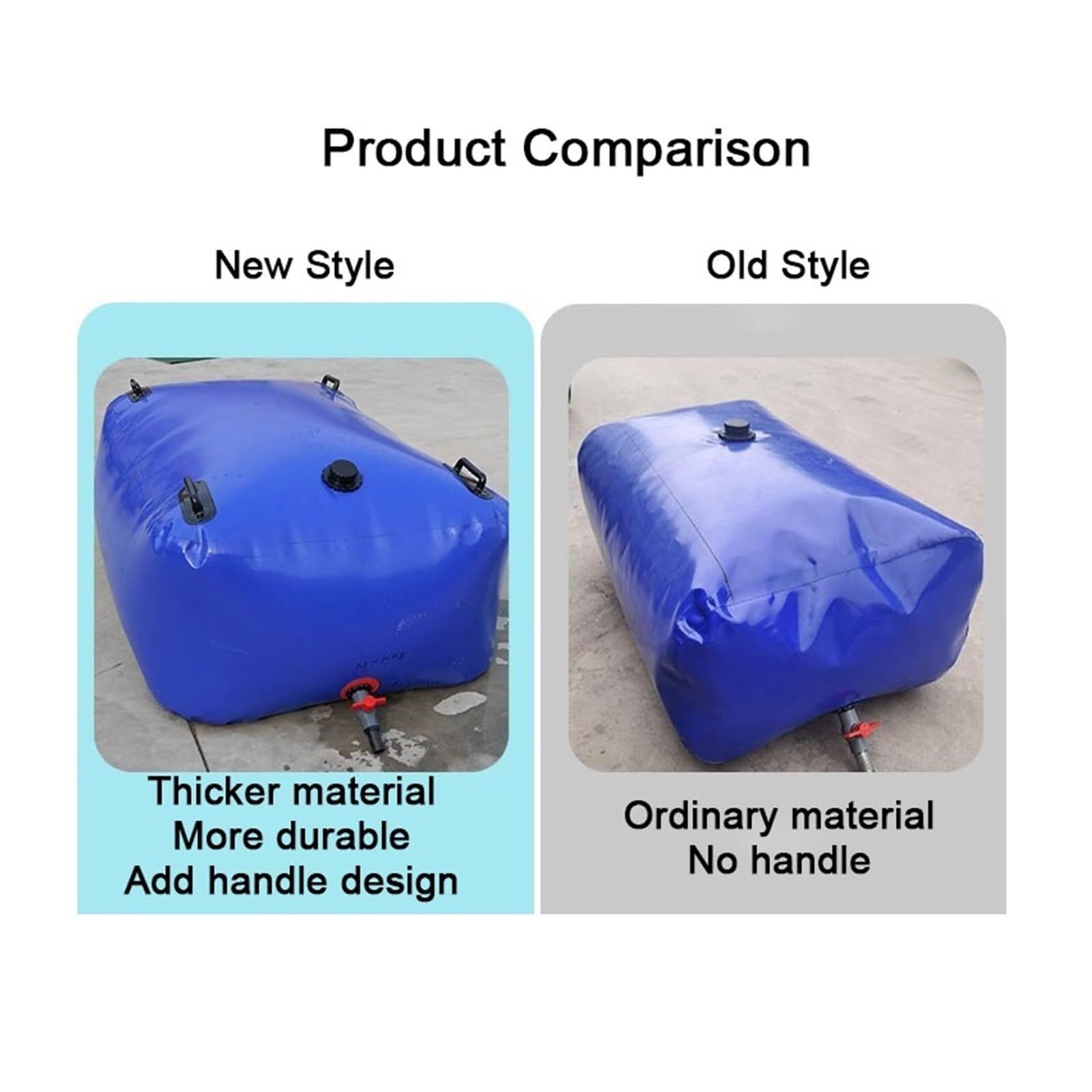 Depósito de Agua Flexible Bolsa de Gran Capacidad for Almacenamiento Agua, Suave, Resistente a la presión, portátil, for Agricultura Pre-Loading Bag for Bridges
