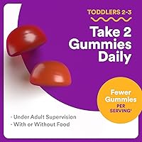 Vista 8 de SmartyPants Gomitas Multivitamínicas para Niños Pequeños - Fórmula Mejorada: Omega 3 (DHA/EPA), Vitaminas D3, C, Vitamina B12, B6, A, K y Zinc