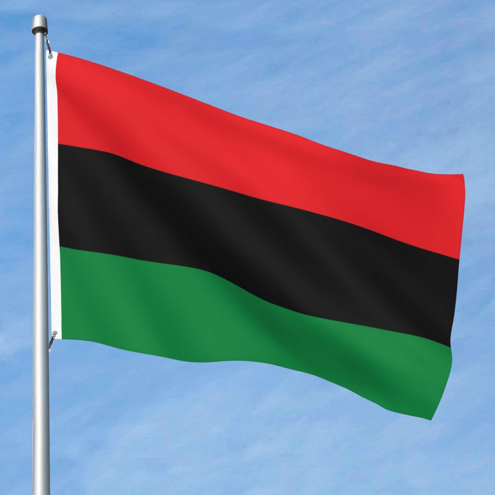 Amazon.com : African American Flag Red Black and Green Flag Double
