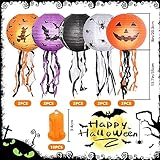 Zoom IMG-1 lpaois 10 pezzi halloween lanterne