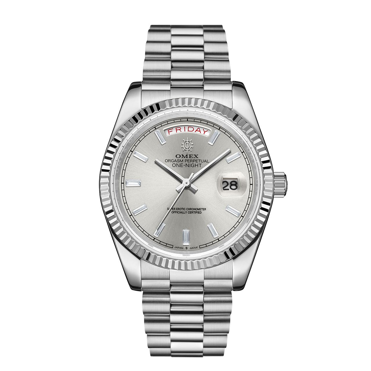OMECO OMEX ONE-NIGHT 時計 ワンナイト シルバー 超美品 Amazon | 腕時計 オメックス ワンナイト OMEX ONE-NIGHT omeco