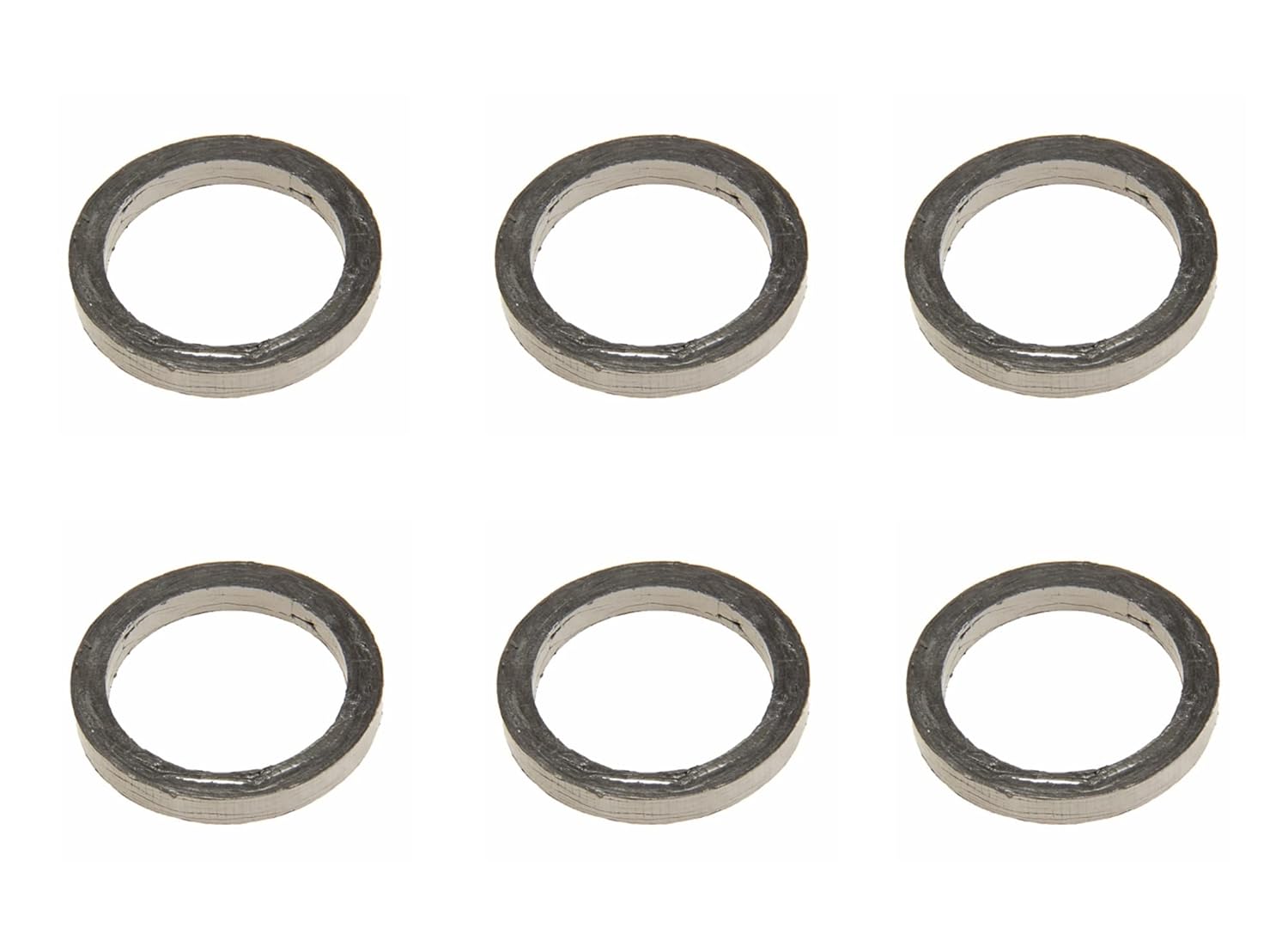 Elring Set of 6 Exhaust Manifold Gaskets - Manifold to Cylinder Head for BMW