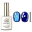 Born Pretty Cat Magnetic Eye Gel Nail Polish, Blue Ore Glitter Cat Magnetic Gel Nail Polish, Holographic Magnetic Nail Polish for Nail Art Manicure Salon DIY at Home 15ML