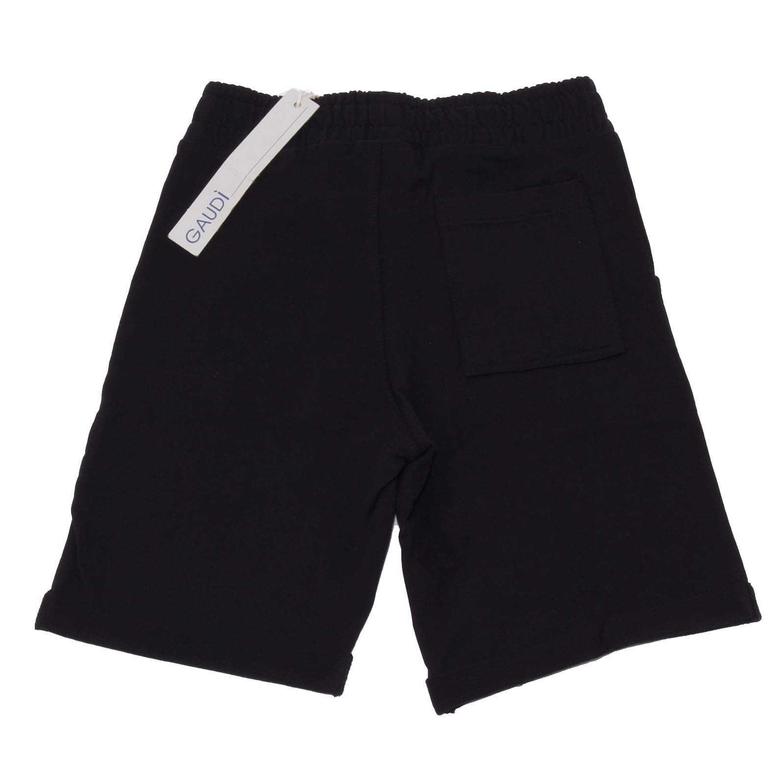 GAUDI' 4929AB Bermuda Tuta Bimbo Boy Black Sweatpant Shorts Kid [10 Years]
