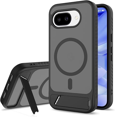 HXY Magnetic for Google Pixel 10a Case with Kickstand, Compatible with MagSafe, 