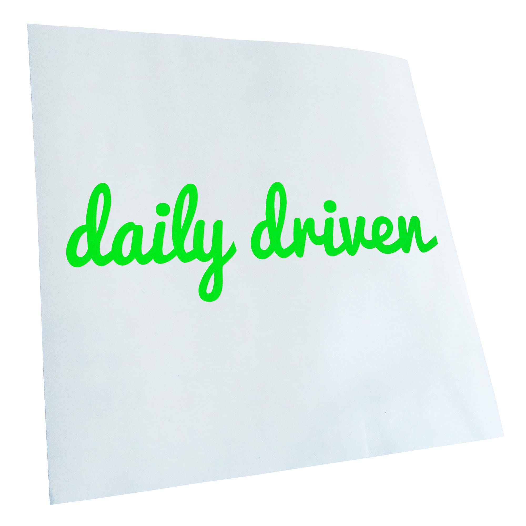 Kiwistar - Adesivo per auto – scritta – verde lime – 20 x 10 cm