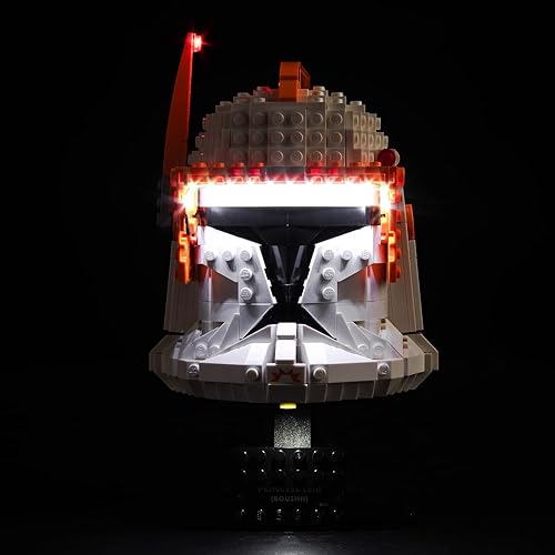 VONADO Kit de luz LED para casco Lego Clone Commander Cody 75350, juego de iluminación de Star Wars compatible con casco Cody 75350 (sin modelo disponible en Yaxa Colombia