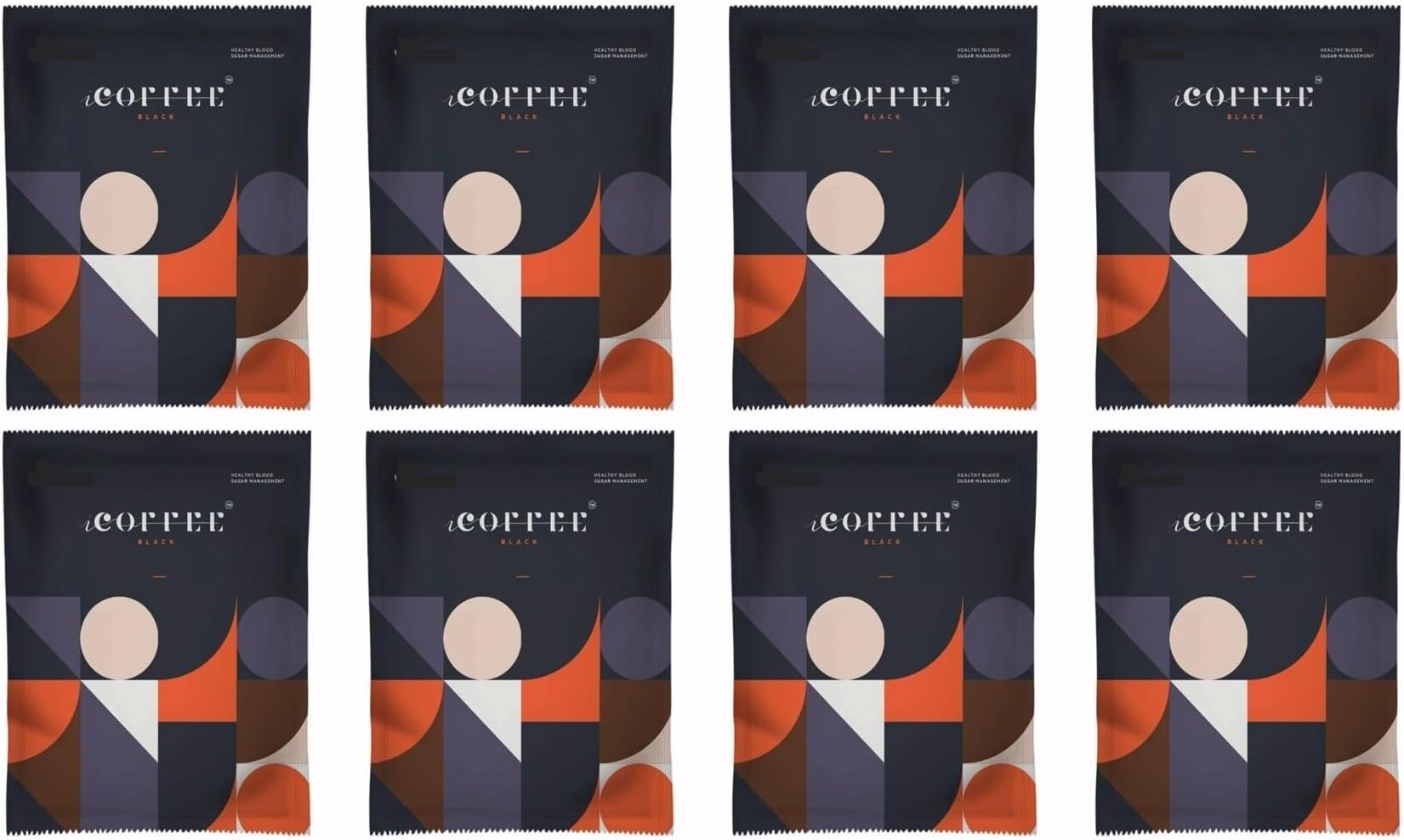 Black coffee (8 sachets) Type 1, Type 2 & gestational diabetes (80g) Helps to control sugar