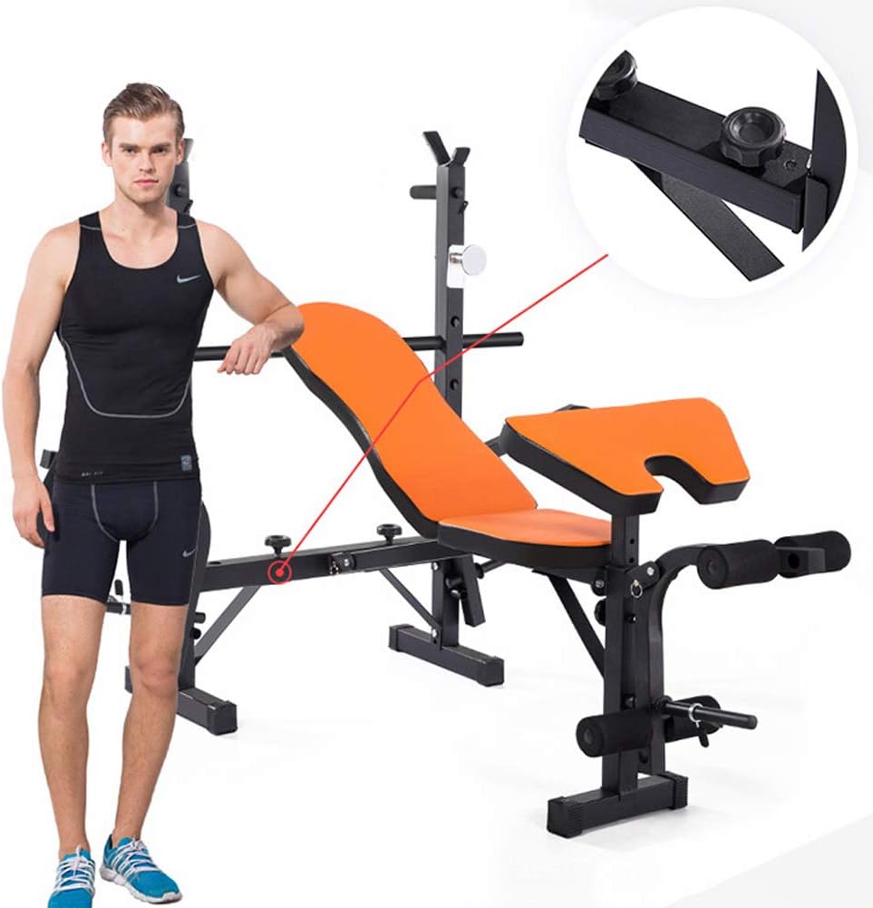CCSU Olympic Weight Bench for Full Body Workout,Foldable Exercise Olympic Bench,Adjustable Multi-Functional Standard Set for Indoor Exercise : Sports & Outdoors