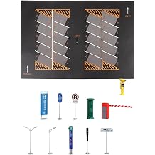 1/64 Parking Lot Underground Garage Miniature Layout Decorative Collectibles Diorama Vehicle Scene Display Car Models Show, Style E