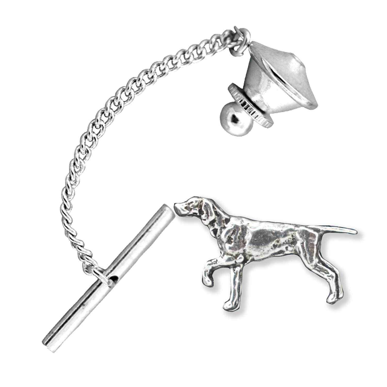 English Pointer Dog Pewter Tie Tack, Tie Pin, Jewelry, D376TT-image-12