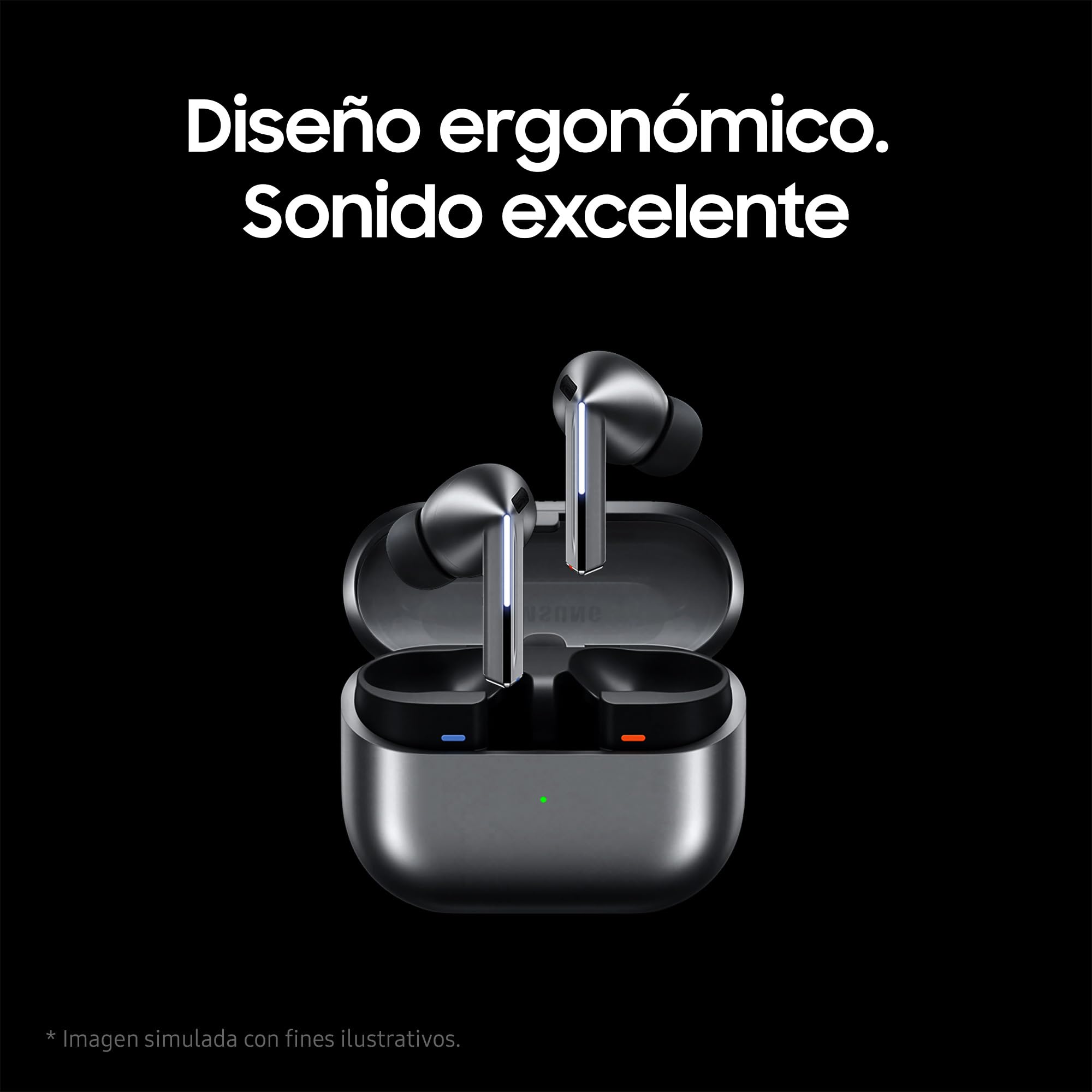 Samsung Galaxy Buds3 Pro + Cargador - Auriculares Inalámbricos, Cancelación de Ruido, Bluetooth, Audio 361, Sonido Hi-Fi, Gris (Versión Española)