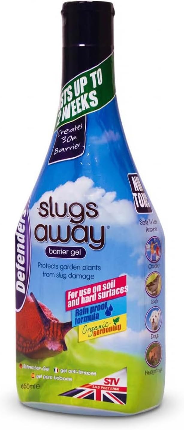 Defenders Slug Trap (Poison-Free, Bait-Safe Snail and Slug Trap, Suitable for Natural, Organic Gardening, Reusable Design, for Outdoor Use in Gardens and Patio Areas) - Twin Pack