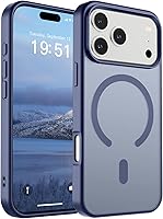 Vista 895 de SUPFINE - Funda magnética para iPhone 13 Pro Max (compatible con MagSafe), (protección contra caídas de grado militar de 10 pies), delgada, Negro