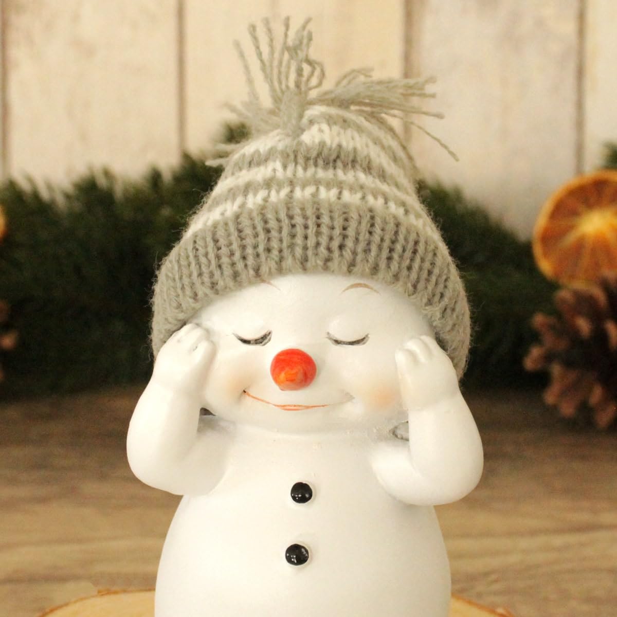 GG Stoffe | Polycotton-Stoff Weihnachten Aqua Schneeänner