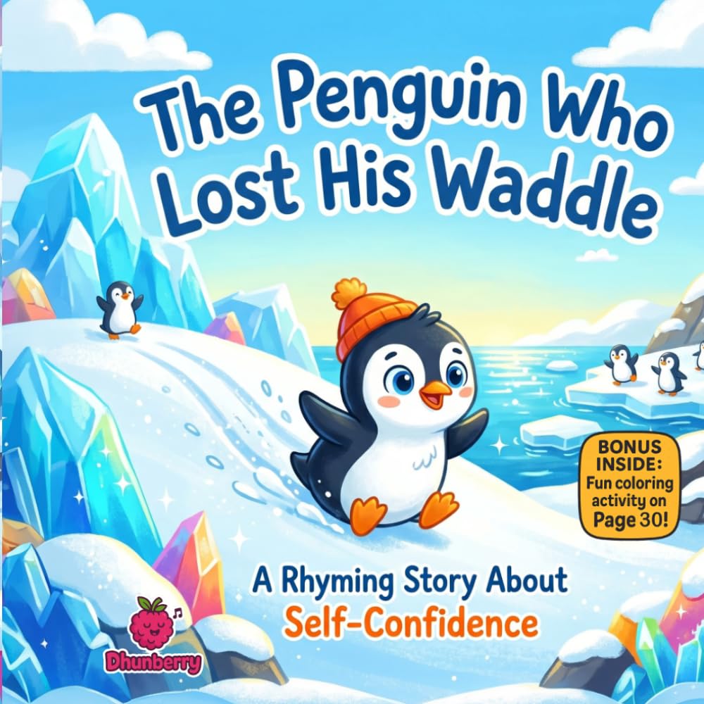 The Penguin Who Lost His Waddle: A Funny Rhyming Picture Book About Self-Confidence, Being Yourself, and Finding Your Sparkle Again