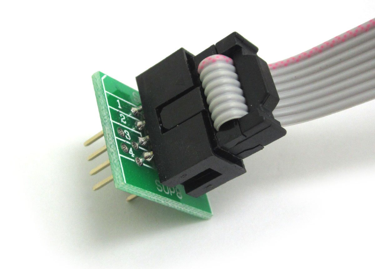 DollaTek SOIC8 SOP8 klips testowy do EEPROM 93CXX / 25CXX / 24Cxx programowanie In-Circuit + 2 adaptery