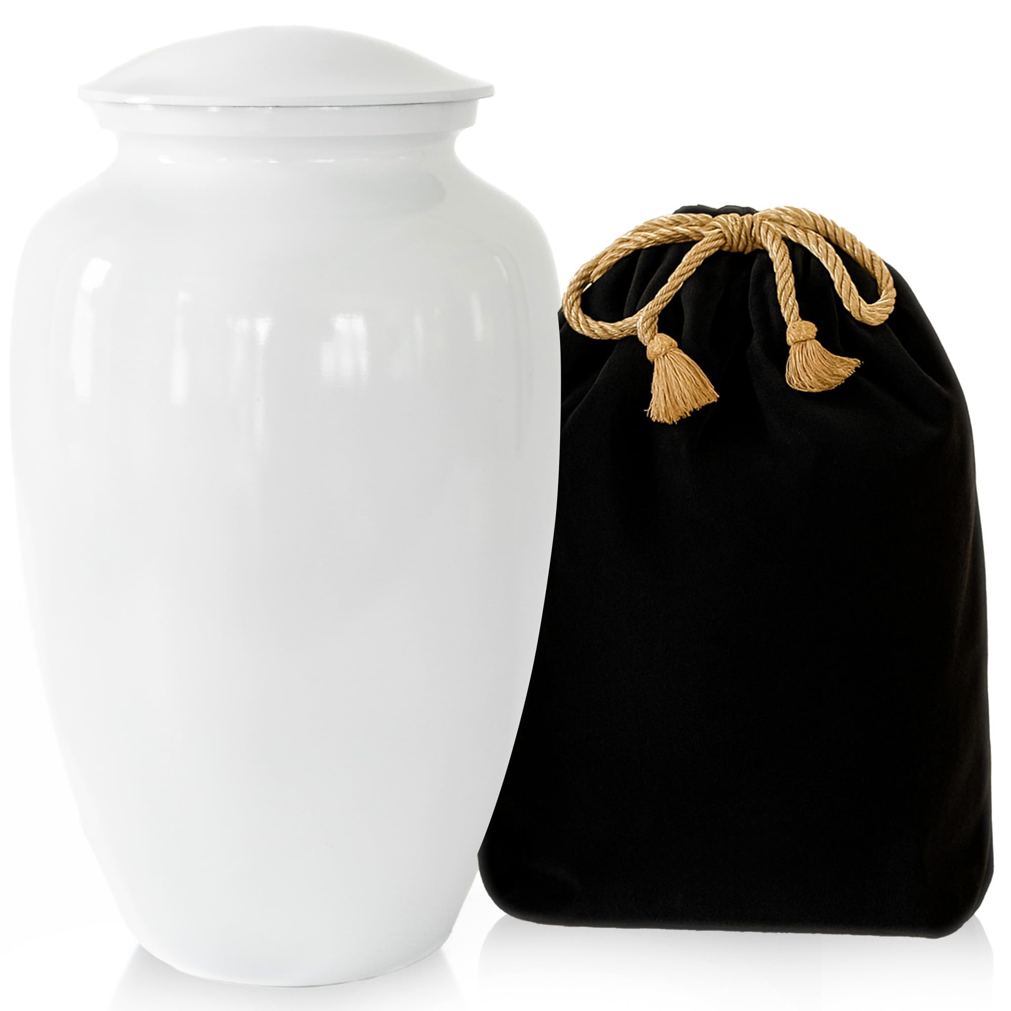 Modern Memorials Cremation Urn for Ashes - Large Urn for Man Women - 200 Cubic Inches - Includes