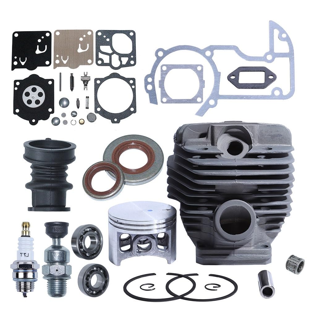 Części do kosiarki Zespół tłoka cylindra o średnicy 56mm pasuje do Stihl MS660 MS 660 066 duża pojemność 2-suwowy części zamienne pił łańcuchowych na benzynę