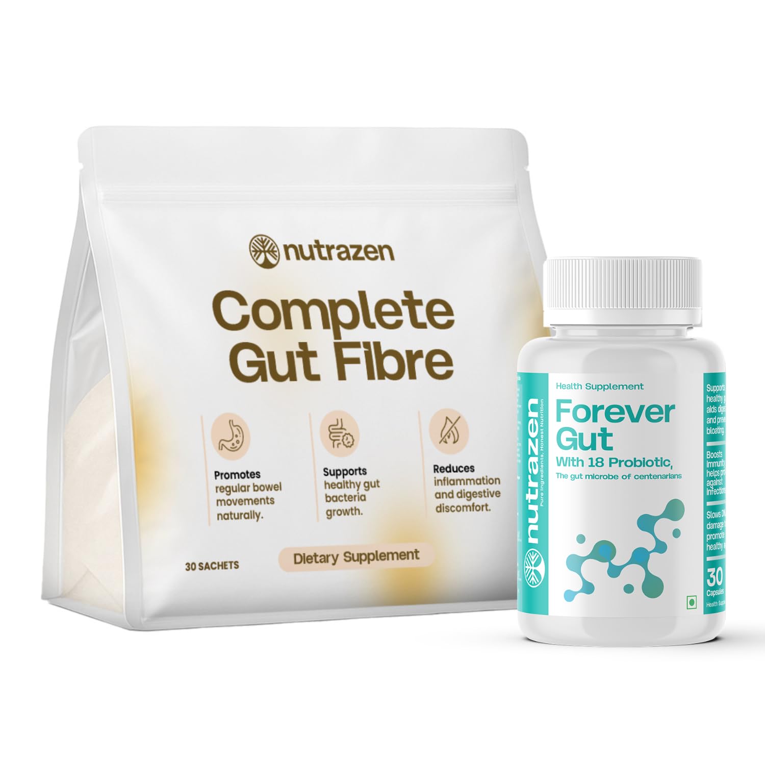 [BRSREHACBEIG2EQ6] Nutrazen Gut Health Combo